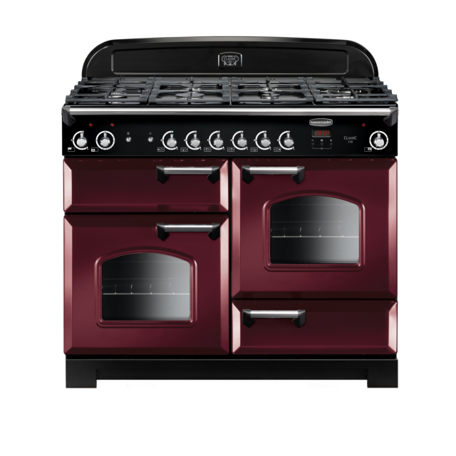 Rangemaster Classic 110cm All Gas Cranberry Range Cooker