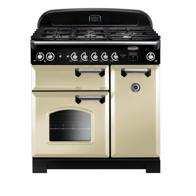 Rangemaster Classic 90cm Dual Fuel Cream Range Cooker