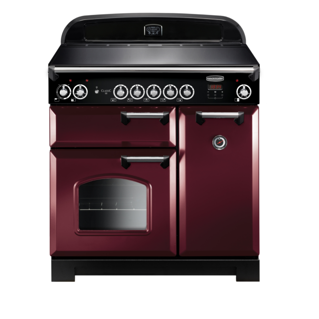 Rangemaster Classic 90cm Induction Cranberry Range Cooker