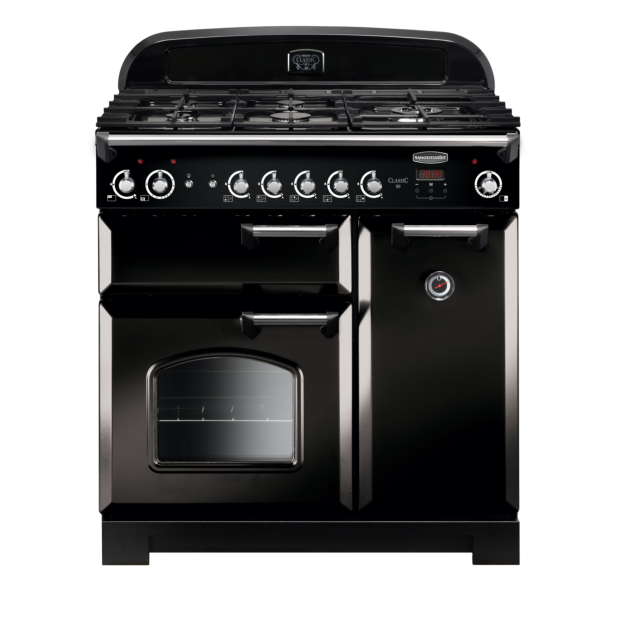Rangemaster Classic 90cm All Gas Black Range Cooker