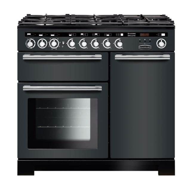 Rangemaster Encore Deluxe 100cm Dual Fuel Slate 