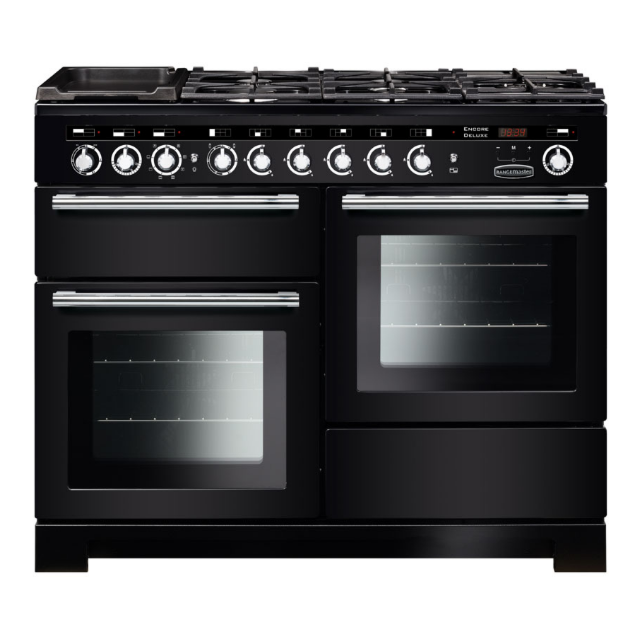 Rangemaster Encore Deluxe 110cm Dual Fuel Black