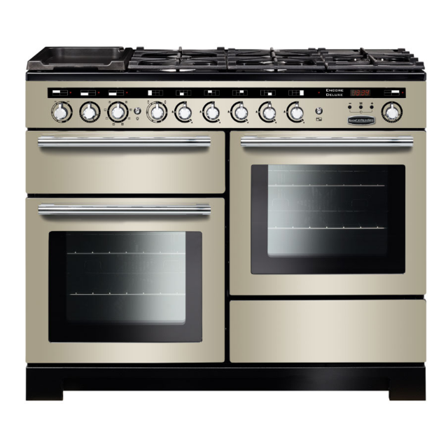 Rangemaster Encore Deluxe 110cm Dual Fuel Ivory 
