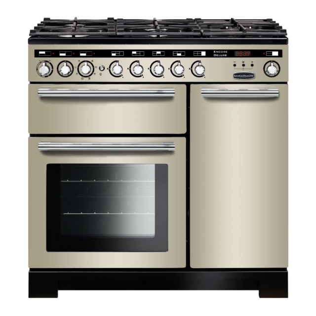 Rangemaster Encore Deluxe 90cm Dual Fuel Ivory