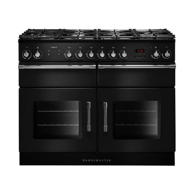Rangemaster Esprit 110cm Dual Fuel Black Range Cooker