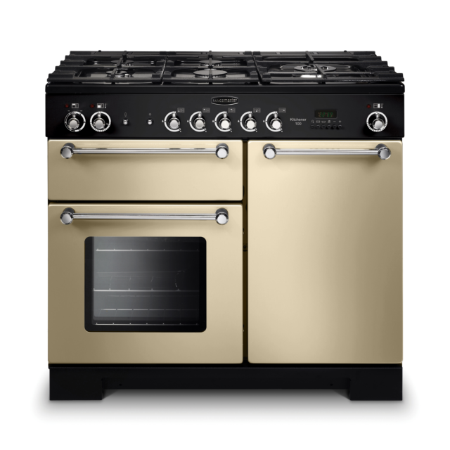 Rangemaster Kitchener 100cm All Gas Cream Range Cooker