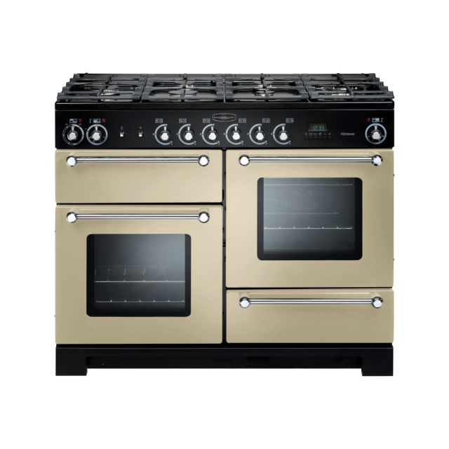 Rangemaster Kitchener 110cm Dual Fuel Cream Range Cooker