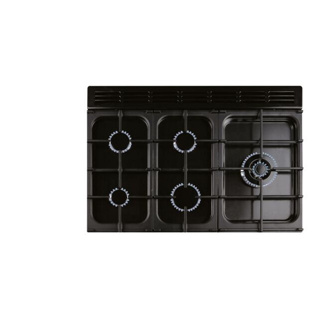Rangemaster Kitchener 90cm All Gas Stainless Steel Range Cooker