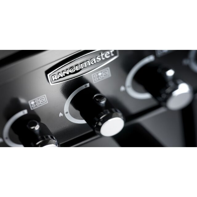 Rangemaster Kitchener 90cm All Gas Stainless Steel Range Cooker