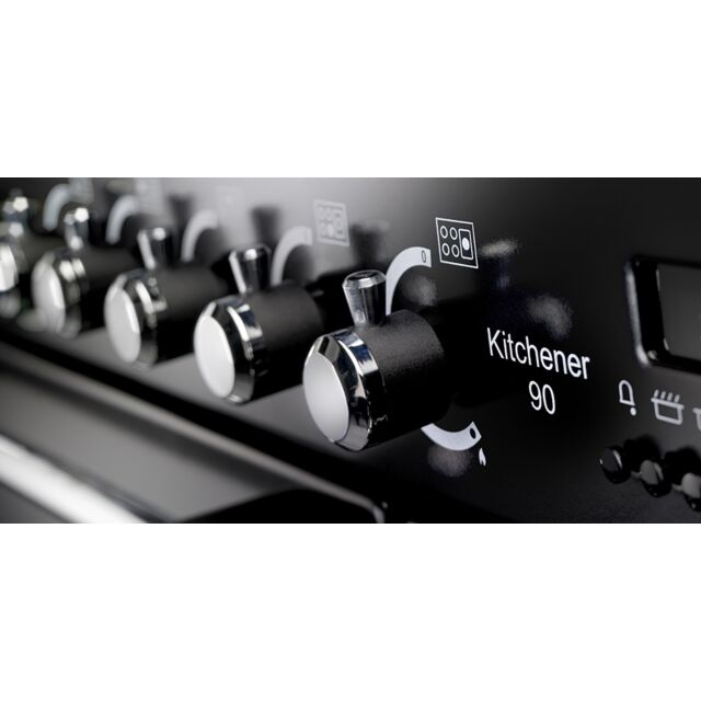 Rangemaster Kitchener 90cm All Gas Stainless Steel Range Cooker