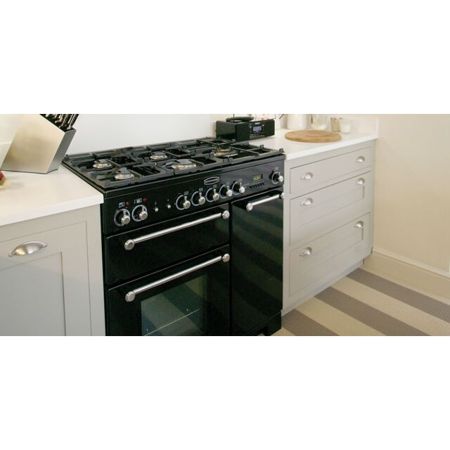Rangemaster Kitchener 90cm All Gas Stainless Steel Range Cooker