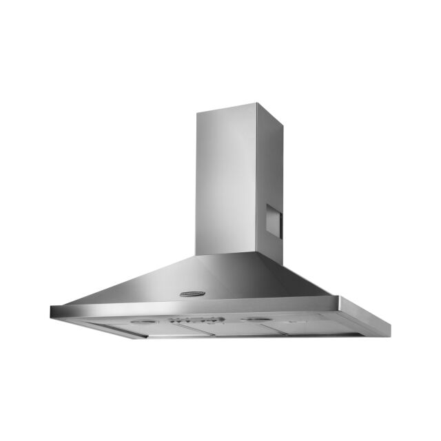 Rangemaster LEIHDC100SS/C Chimney Hood, 100cm, Stainless Steel