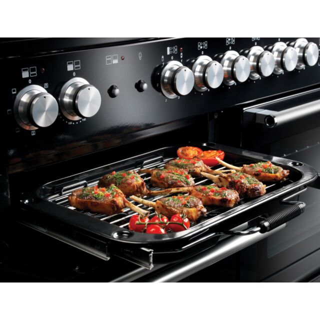 Rangemaster Nexus 110cm Dual Fuel Black Range Cooker