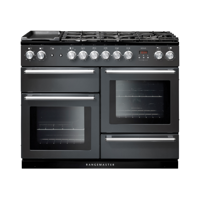 Rangemaster Nexus 110cm Dual Fuel Slate Range Cooker
