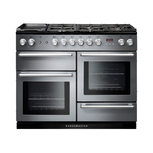 Rangemaster Nexus 110cm Dual Fuel Stainless Steel Range Cooker