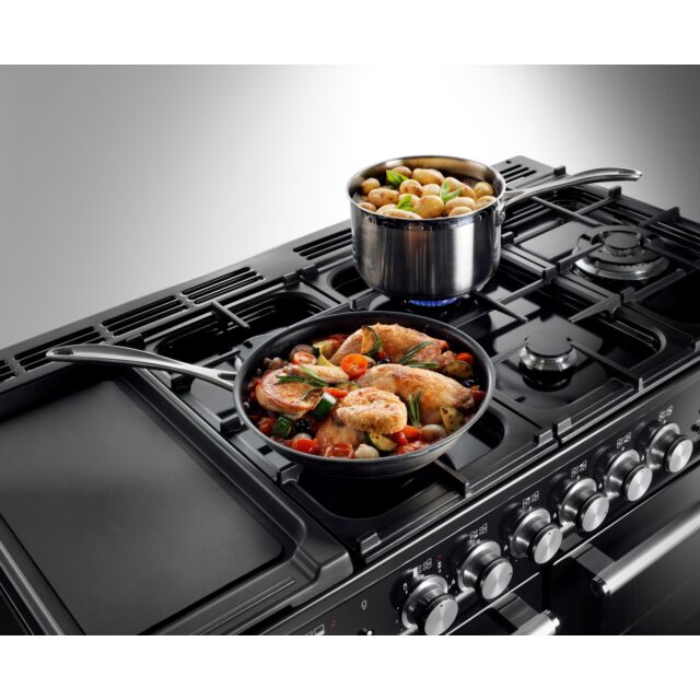 Rangemaster Nexus 110cm Dual Fuel Stainless Steel Range Cooker