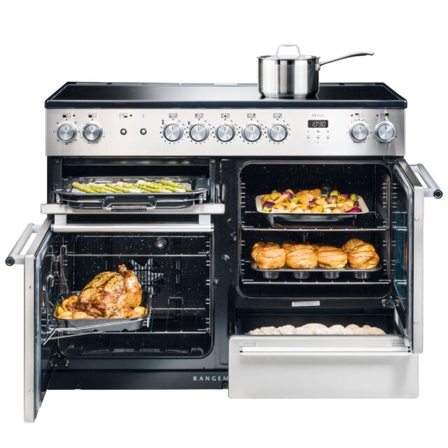 Rangemaster Nexus 110cm Induction Stainless Steel Range Cooker
