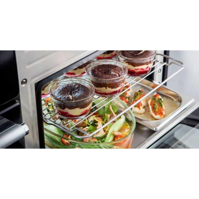 Rangemaster Nexus Steam, 110cm, Dual Fuel, Slate Range Cooker 