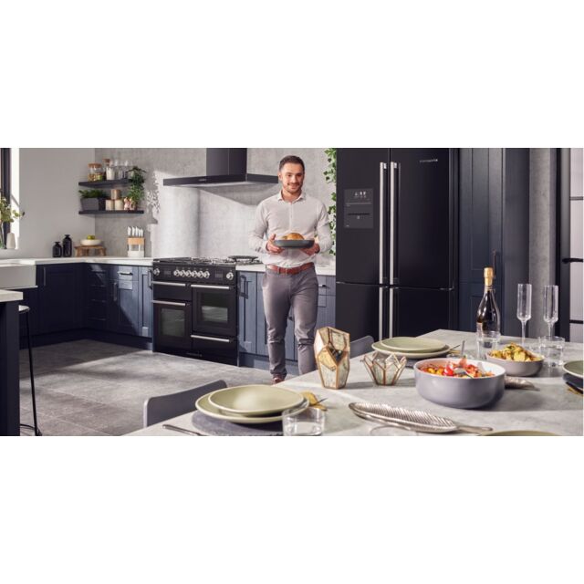 Rangemaster Nexus Steam, 110cm, Dual Fuel, Stainless Steel Range Cooker 
