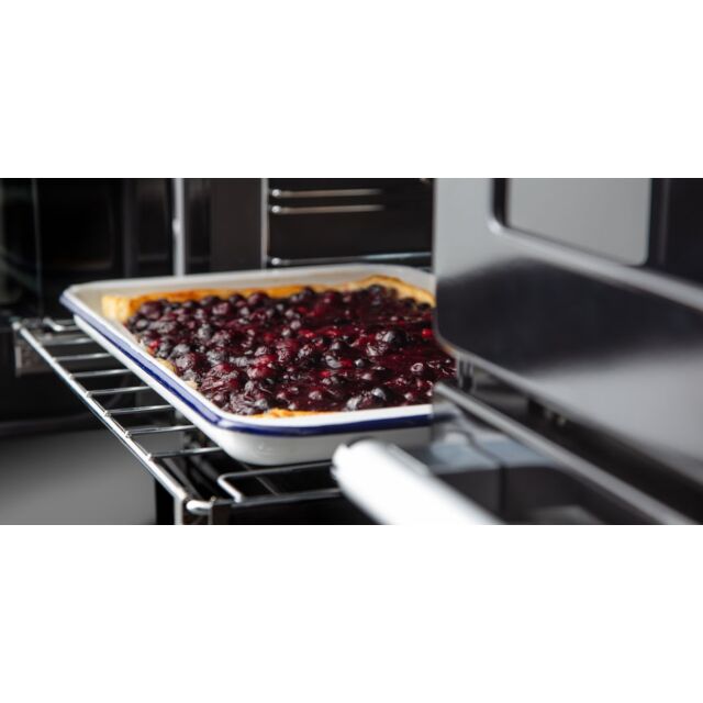 Rangemaster Nexus Steam, 110cm, Dual Fuel, Stainless Steel Range Cooker 