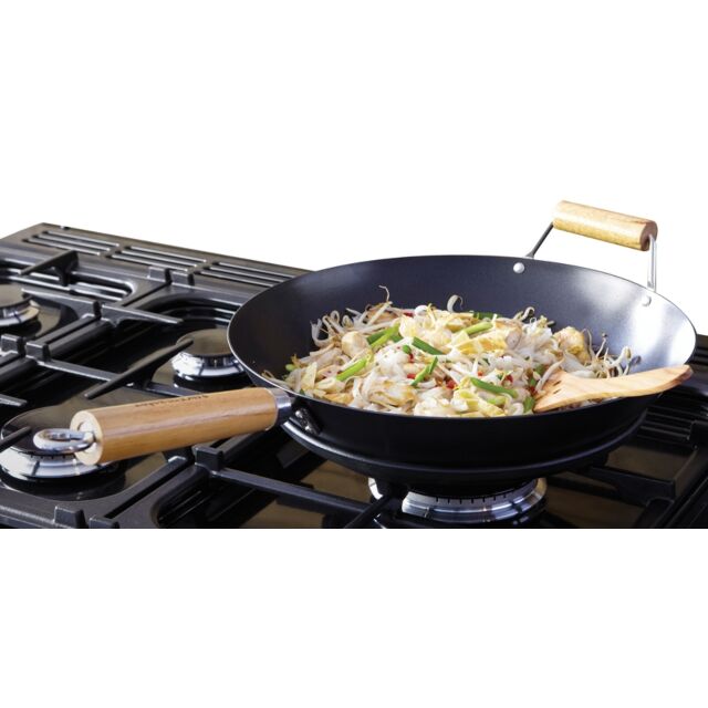 Rangemaster Professional Deluxe 100cm Dual Fuel Black Range Cooker