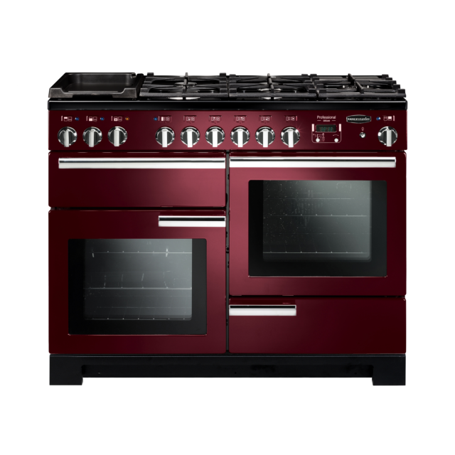 Rangemaster Professional Deluxe 110cm Dual Fuel Cream Range Cooker