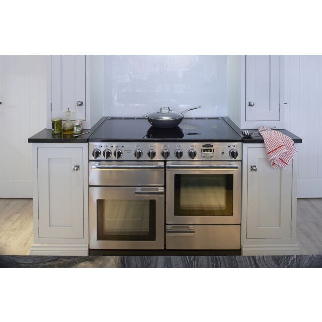 Rangemaster Professional Deluxe 110cm Induction Cranberry Range Cooker