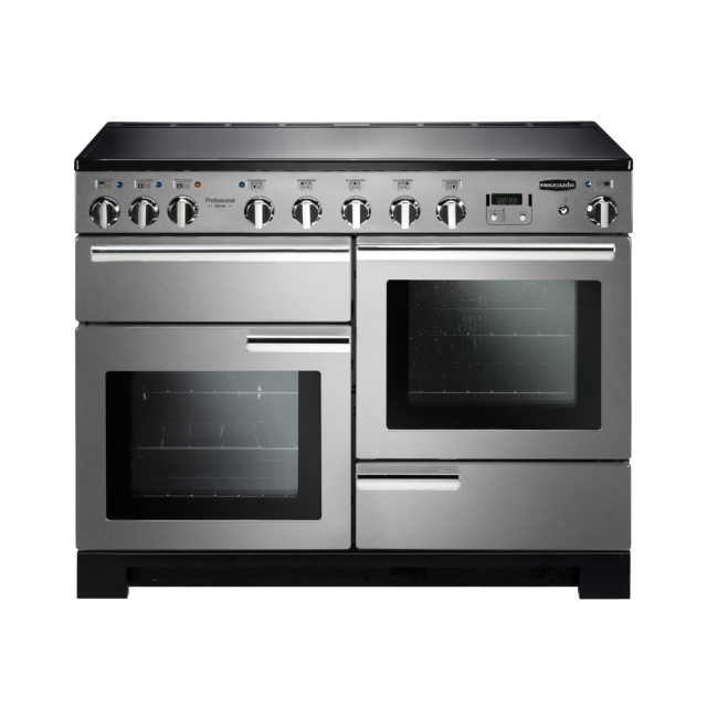 Rangemaster Professional Deluxe 110cm Induction Stainless Steel Range Cooker