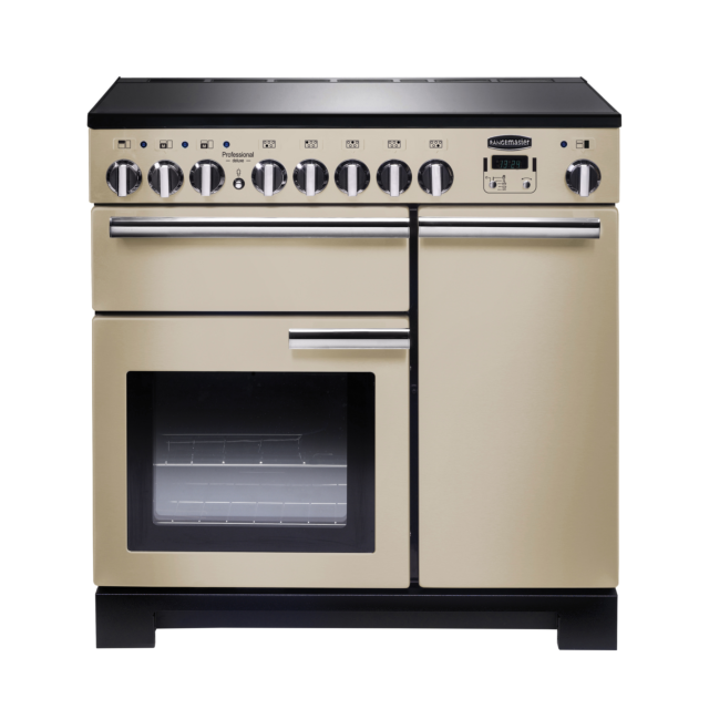 Rangemaster Professional Deluxe 90cm Induction Cream Range Cooker