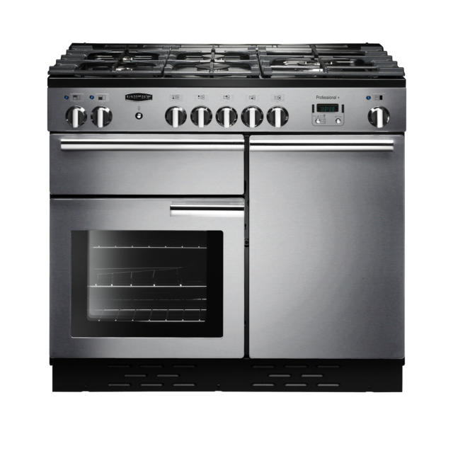 Rangemaster Professional Plus 100cm Dual Fuel Stainless Steel Range Cooker