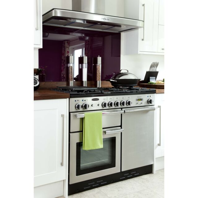 Rangemaster Professional Plus 100cm Dual Fuel Stainless Steel Range Cooker