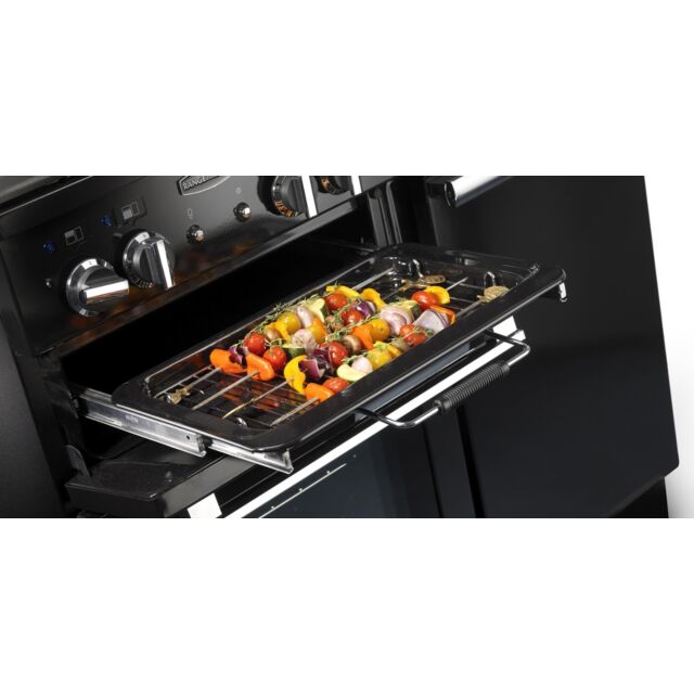 Rangemaster Professional Plus 100cm Induction Black Range Cooker