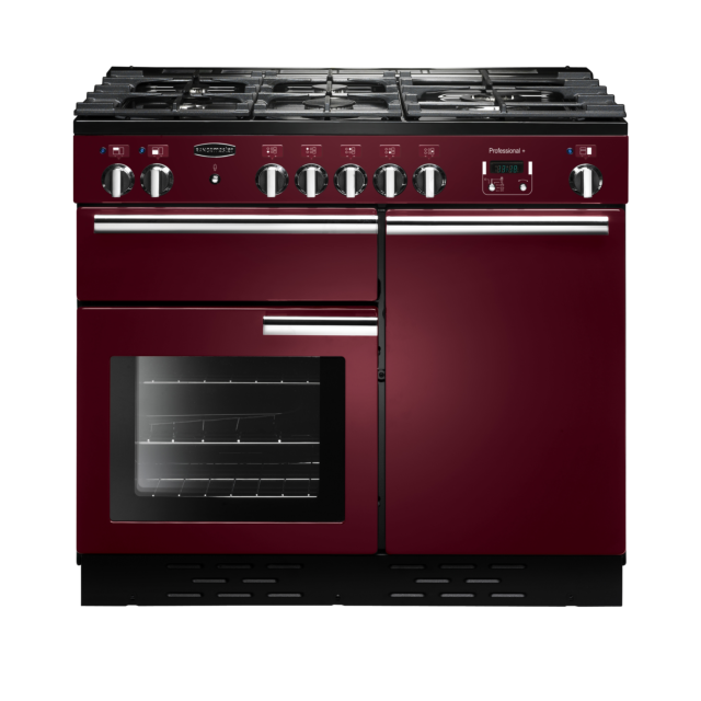 Rangemaster Professional Plus 100cm All Gas Cranberry Range Cooker