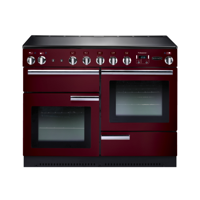 Rangemaster Professional Plus 110cm Induction Cranberry Range Cooker