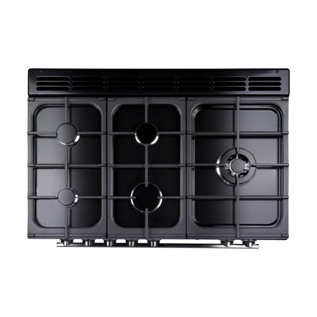 Rangemaster Professional Plus FX 90cm Dual Fuel Black Range Cooker