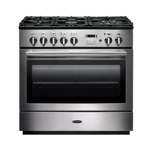 Rangemaster Professional Plus FX 90cm Dual Fuel Stainless Steel Range Cooker