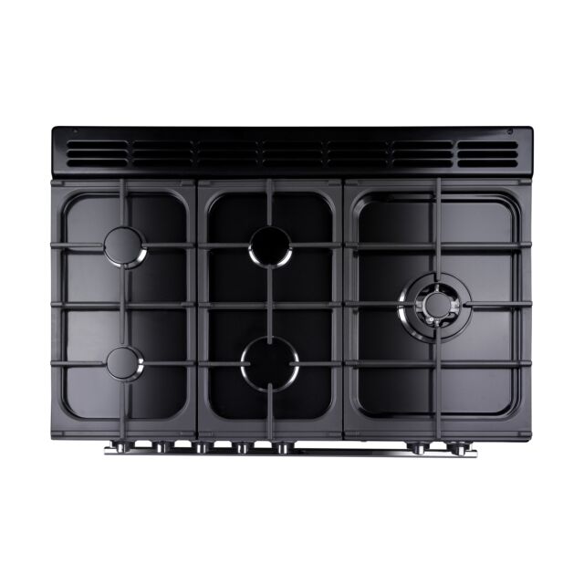 Rangemaster Professional Plus FXP 90cm Dual Fuel Black Range Cooker