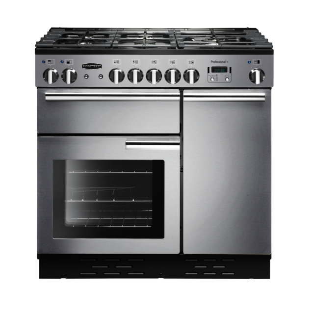 Rangemaster Professional Plus 90cm All Gas Stainless Steel Range Cooker