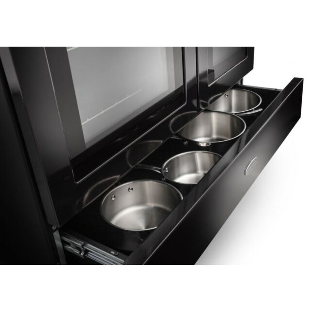 Rangemaster Professional Plus FX 100cm Dual Fuel Black Range Cooker