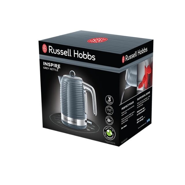 Russell Hobbs 24363 Grey Inspire Kettle