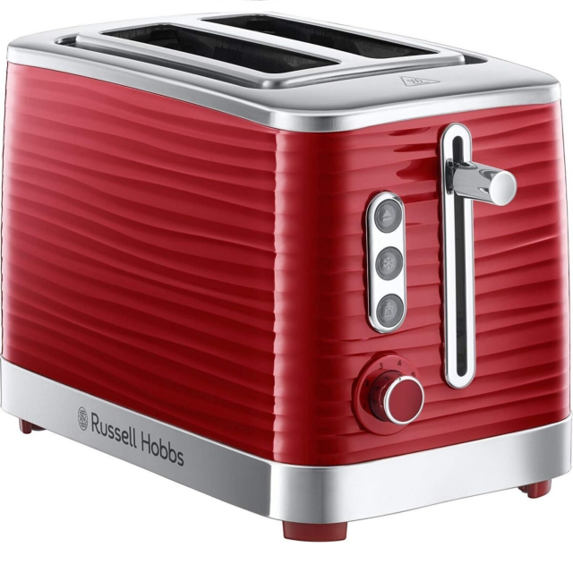 Russell Hobbs 24372 Red Inspire 2 Slice Toaster 