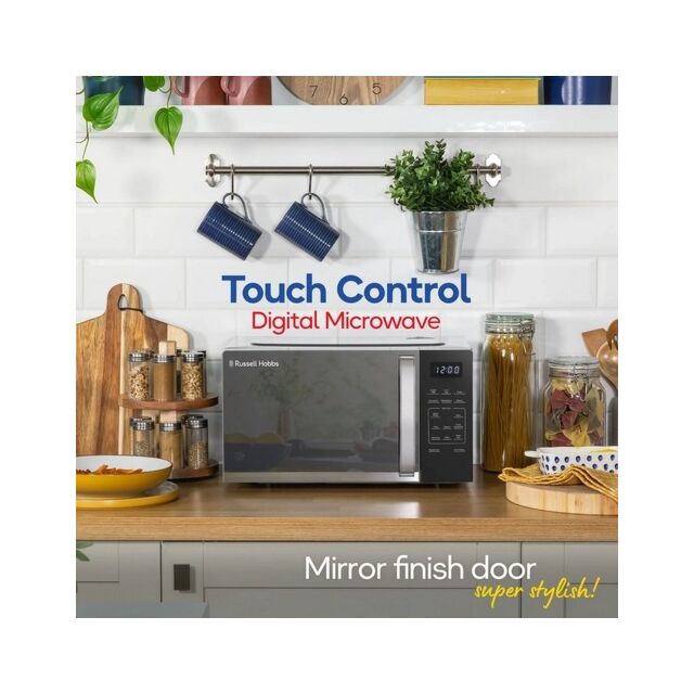 Russell Hobbs RHMT2045S 20 Litre Touch Control Digital Microwave - Silver