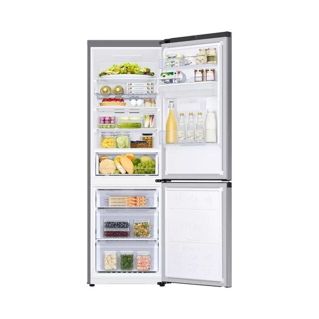 Samsung RB34C632ESA/EU 59.5cm 65 / 35 Split Fridge Freezer - Silver / White