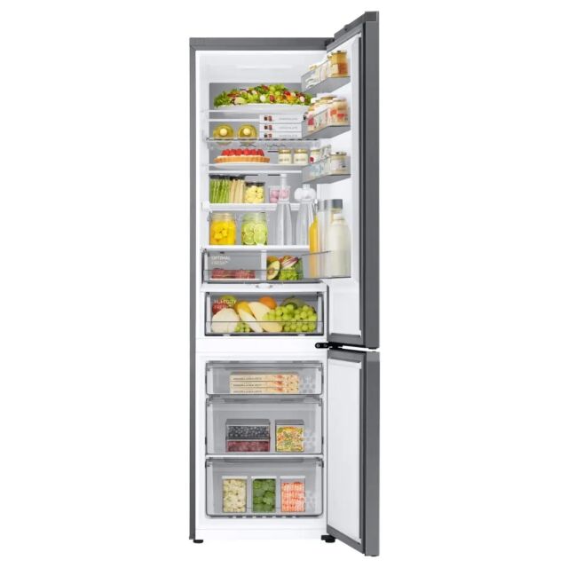Samsung RL38C776ASR/EU Silver 59.5cm 70/30 Frost Free Fridge Freezer - Silver