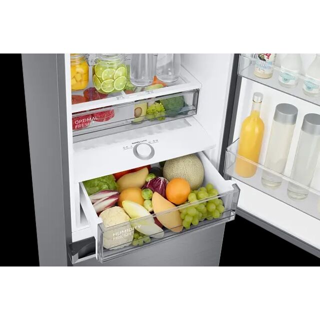 Samsung RL38C776ASR/EU Silver 59.5cm 70/30 Frost Free Fridge Freezer - Silver