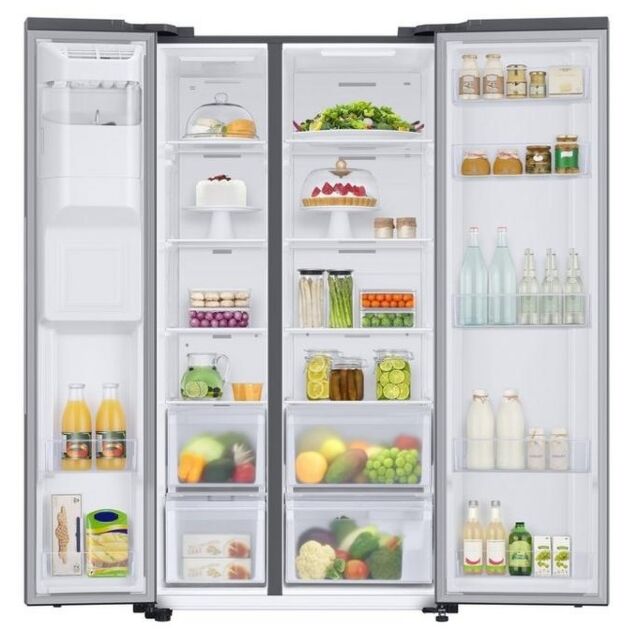 Samsung RS67A8811S9 American Style Fridge Freezer, 91cm, Frost Free, E Energy