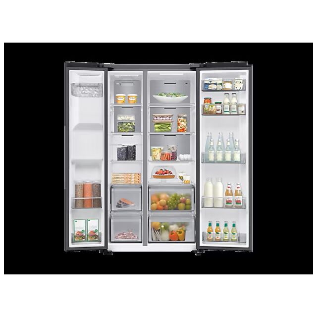 Samsung RS70F64KEFEU Black 91cm Side by Side American Fridge Freezer - Black