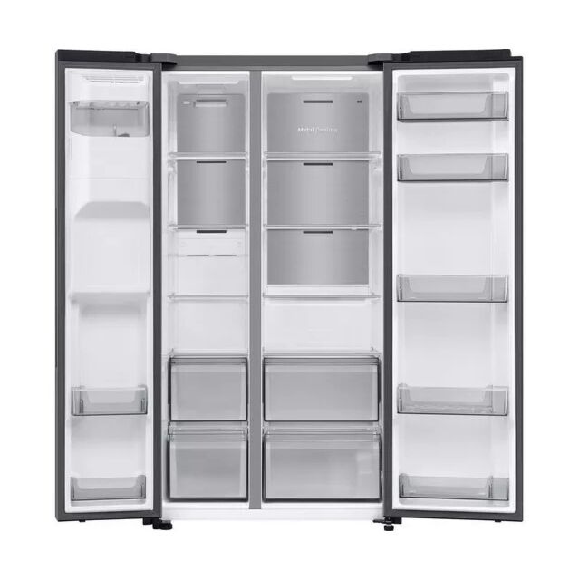 Samsung RS70F64KEFEU Black 91cm Side by Side American Fridge Freezer - Black
