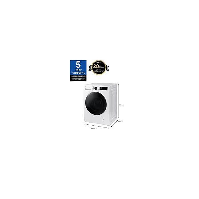 Samsung WD90DG5B15BEEU White 9kg/6kg 1400 Spin Washer Dryer - White