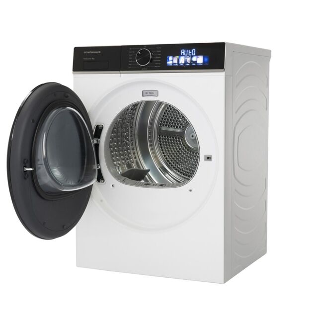 Schonhaus TDSHF018A3W White 8kg Heat Pump Tumble Dryer - White
